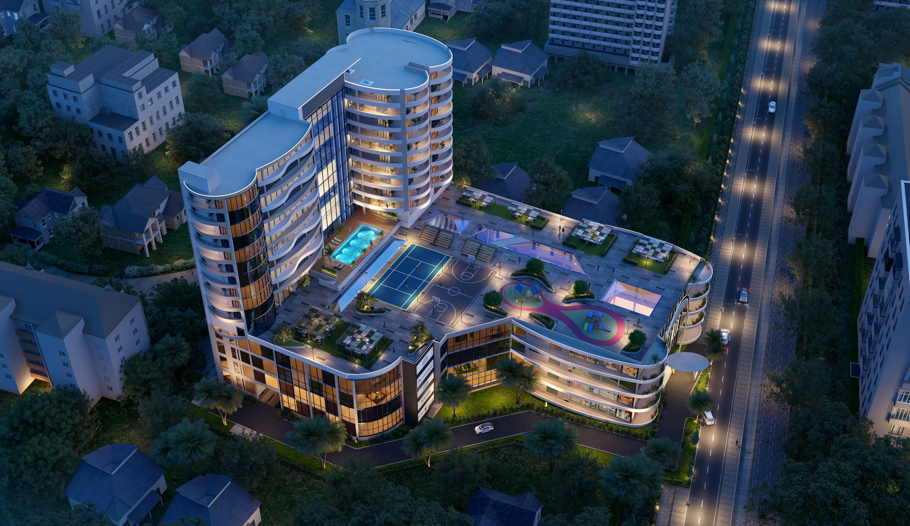 Marjan Heights - Aerial View